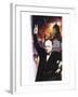 Winston Churchill During the Blitz-English School-Framed Giclee Print