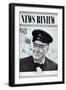 Winston Churchill, from the Frontcover of 'News Review', 6th June 1946-English School-Framed Giclee Print