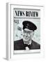 Winston Churchill, from the Frontcover of 'News Review', 6th June 1946-English School-Framed Giclee Print