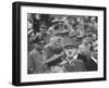 Winston Churchill, General Charles De Gaulle and Anthony Eden Attending Armistice Day Celebrations-null-Framed Photographic Print