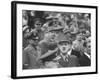 Winston Churchill, General Charles De Gaulle and Anthony Eden Attending Armistice Day Celebrations-null-Framed Photographic Print