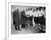 Winston Churchill Greets the England Football Team, Wembley, London, October 1941-null-Framed Giclee Print