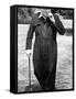 Winston Churchill in His Siren Suit at Chartwell, Kent-null-Framed Stretched Canvas