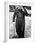 Winston Churchill in His Siren Suit at Chartwell, Kent-null-Framed Photographic Print