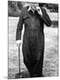 Winston Churchill in His Siren Suit at Chartwell, Kent-null-Mounted Photographic Print