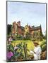 Winston Churchill Painting at Chartwell-Green-Mounted Giclee Print