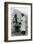 Winston Churchill Painting in Miami, 1946-null-Framed Photographic Print