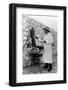 Winston Churchill Painting in Miami, 1946-null-Framed Photographic Print
