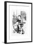 Winston Churchill - Punch Cartoon-FH Townsend-Framed Giclee Print