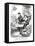 Winston Churchill - Punch Cartoon-L Raven Hill-Framed Stretched Canvas