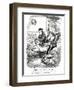 Winston Churchill - Punch Cartoon-L Raven Hill-Framed Photographic Print