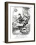 Winston Churchill - Punch Cartoon-L Raven Hill-Framed Photographic Print