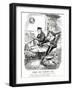 Winston Churchill - Punch Cartoon-L Raven Hill-Framed Photographic Print