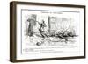 Winston Churchill - Punch Cartoon-FH Townsend-Framed Art Print