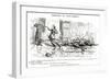 Winston Churchill - Punch Cartoon-FH Townsend-Framed Art Print