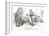 Winston Churchill - Punch Cartoon-L Raven Hill-Framed Art Print