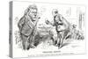 Winston Churchill - Punch Cartoon-L Raven Hill-Stretched Canvas