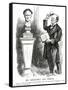 Winston Churchill - Punch Cartoon-L Raven Hill-Framed Stretched Canvas