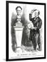 Winston Churchill - Punch Cartoon-L Raven Hill-Framed Art Print