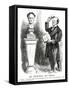 Winston Churchill - Punch Cartoon-L Raven Hill-Framed Stretched Canvas