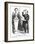 Winston Churchill - Punch Cartoon-L Raven Hill-Framed Art Print