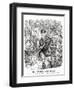 Winston Churchill - Punch Cartoon-L Raven Hill-Framed Art Print