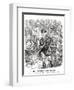 Winston Churchill - Punch Cartoon-L Raven Hill-Framed Art Print