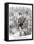 Winston Churchill - Punch Cartoon-L Raven Hill-Framed Stretched Canvas