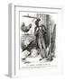 Winston Churchill - Punch Cartoon-L Raven Hill-Framed Art Print