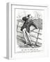 Winston Churchill - Punch Cartoon-L Raven Hill-Framed Art Print