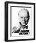 Winston Churchill Says We Deserve Victory!-null-Framed Premium Giclee Print