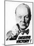 Winston Churchill Says We Deserve Victory!-null-Mounted Premium Giclee Print