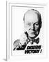 Winston Churchill Says We Deserve Victory!-null-Framed Giclee Print