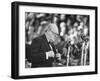 Winston Churchill Speaking at Wolverhampton Football Field-null-Framed Photographic Print