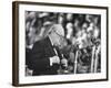 Winston Churchill Speaking at Wolverhampton Football Field-null-Framed Photographic Print