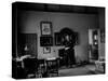 Winston Churchill Standing in His Study at His Home Chartwell-null-Stretched Canvas
