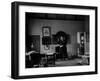 Winston Churchill Standing in His Study at His Home Chartwell-null-Framed Photographic Print