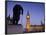 Winston Churchill Statue, Big Ben, Houses of Parliamant, London, England-Jon Arnold-Framed Photographic Print