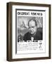 Winston Churchill: the Man Who Saved Britain, Front Page of 'The Children's Newspaper'-English School-Framed Giclee Print