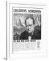 Winston Churchill: the Man Who Saved Britain, Front Page of 'The Children's Newspaper'-English School-Framed Giclee Print