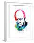 Winston Churchill Watercolor-Lora Feldman-Framed Art Print