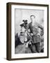 Winston Churchill with His Mother, Lady Randolph Churchill-English Photographer-Framed Giclee Print