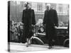 Winston Churchill, with His Wife Clementine Enter St. Paul's Cathedral-null-Stretched Canvas