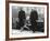 Winston Churchill, with His Wife Clementine Enter St. Paul's Cathedral-null-Framed Photo