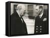 Winston Churchill with King George VI, May 8, 1948-null-Framed Stretched Canvas