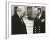 Winston Churchill with King George VI, May 8, 1948-null-Framed Photo