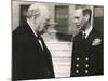 Winston Churchill with King George VI, May 8, 1948-null-Mounted Photo