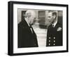 Winston Churchill with King George VI, May 8, 1948-null-Framed Photo