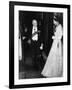 Winston Churchill with Queen Elizabeth II 1955-Associated Newspapers-Framed Photo