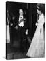 Winston Churchill with Queen Elizabeth II 1955-Associated Newspapers-Stretched Canvas